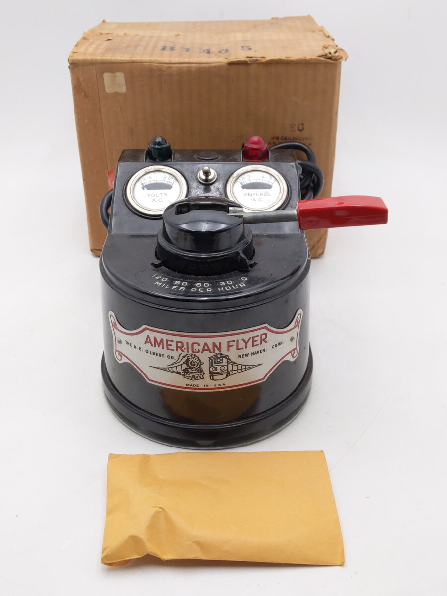 American Flyer 19B Vintage S 300 Watt Train Transformer 110V VG/Box