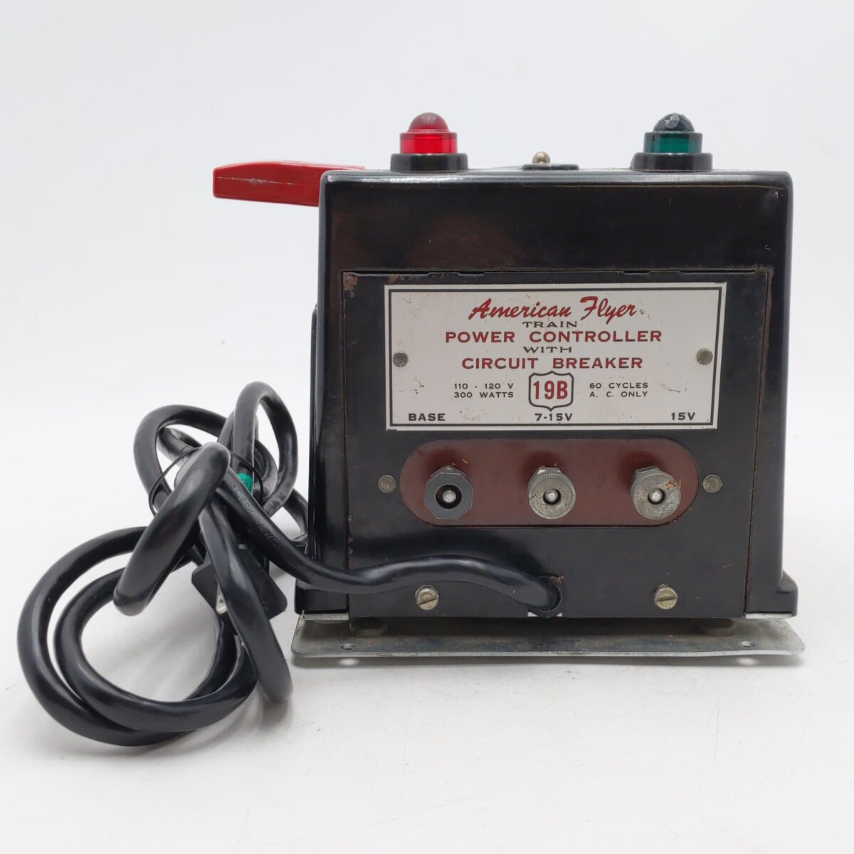 American Flyer 19B Vintage S 300 Watt Train Transformer 110V VG/Box