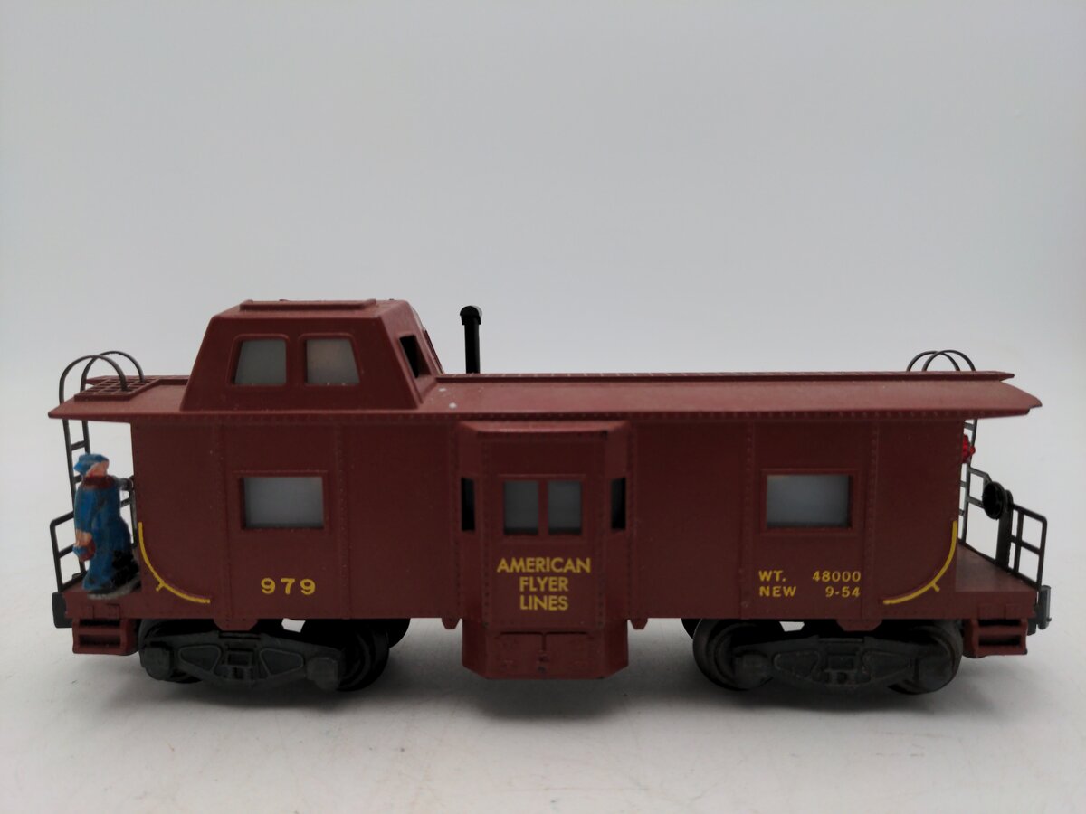 American Flyer 979 Vintage S Gauge American Flyer Lines Action Caboose VG