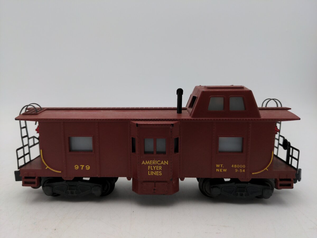 American Flyer 979 Vintage S Gauge American Flyer Lines Action Caboose VG