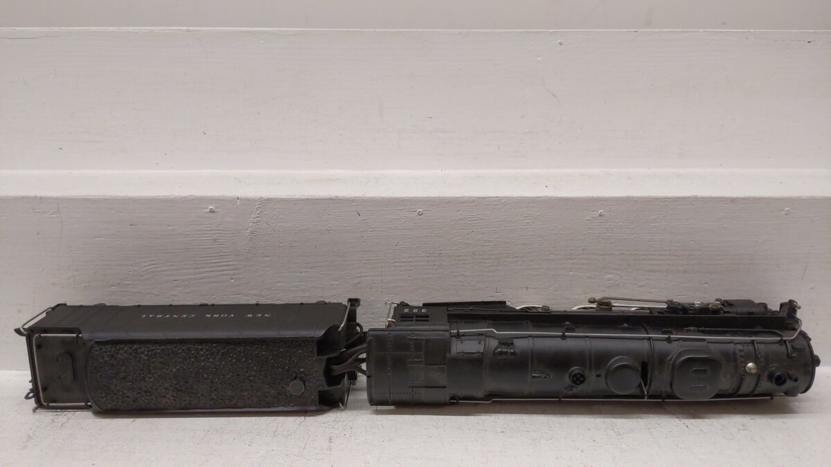 American Flyer 322 Vintage S NYC 4-6-4 Hudson Steam Locomotive & Tender VG