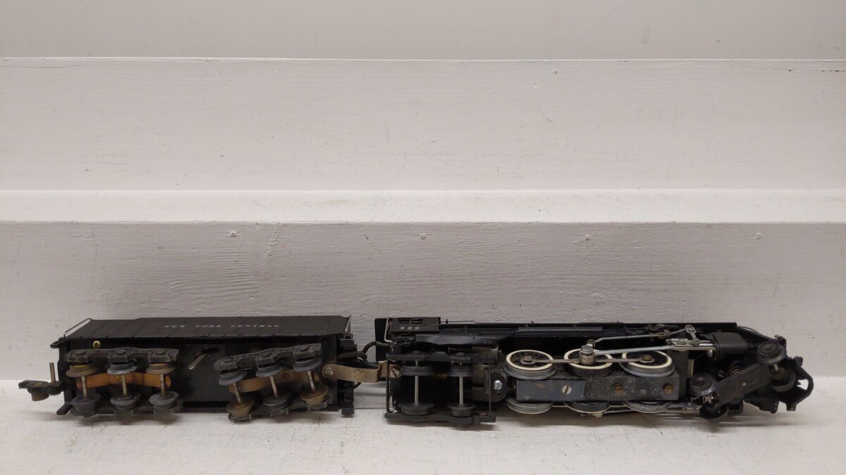 American Flyer 322 Vintage S NYC 4-6-4 Hudson Steam Locomotive & Tender VG