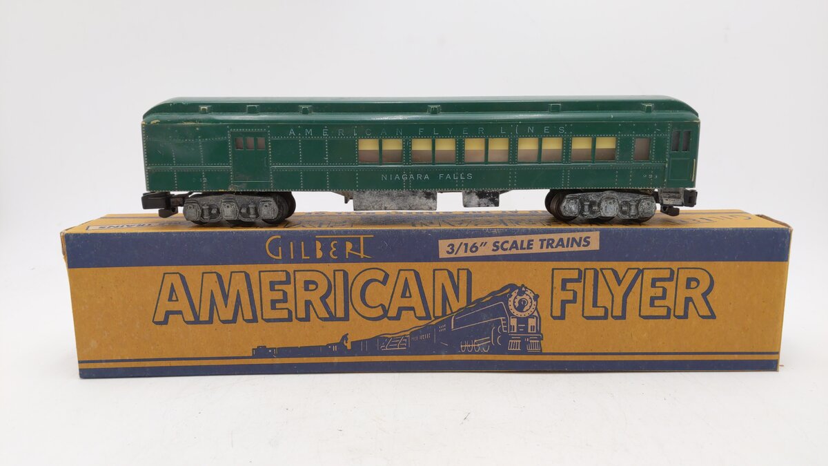 American Flyer 953 Vintage S Heavyweight Combo Car w/o Silhouettes/Box