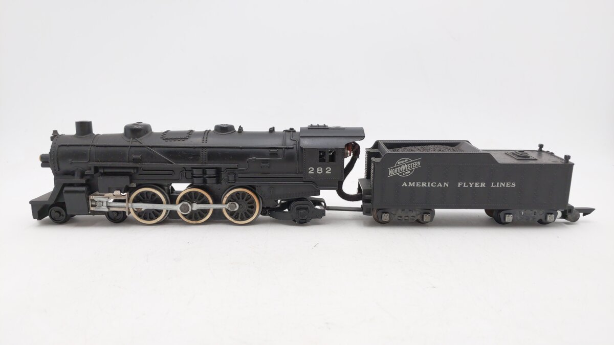 American Flyer 282 Vintage S 4-6-2 Pacific Steam Locomotive & Tender #282 VG
