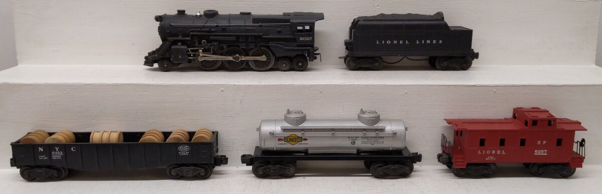 Lionel 1485WS Vintage O 2025 Steam Freight Set w/6466W,6462,6465,6257 VG/Box