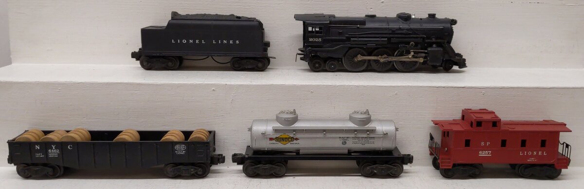 Lionel 1485WS Vintage O 2025 Steam Freight Set w/6466W,6462,6465,6257 VG/Box