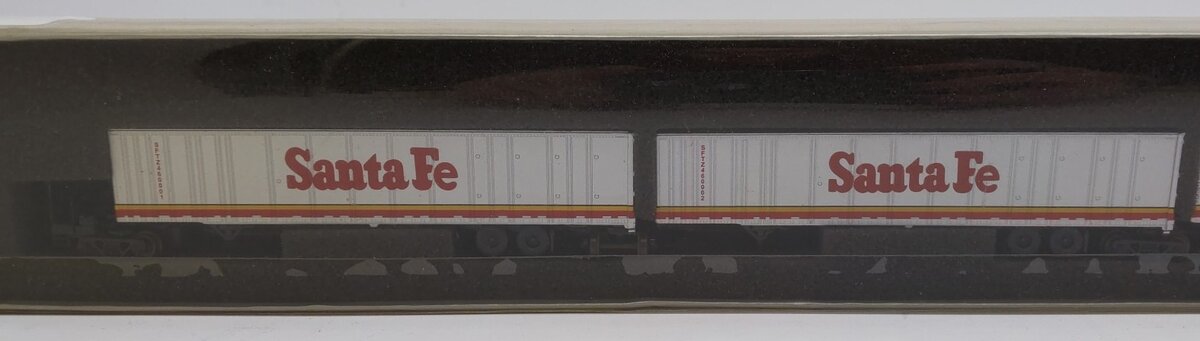 Deluxe Innovations 180605 N Santa Fe Roadrailer Set w/2 Couplermate Bogies
