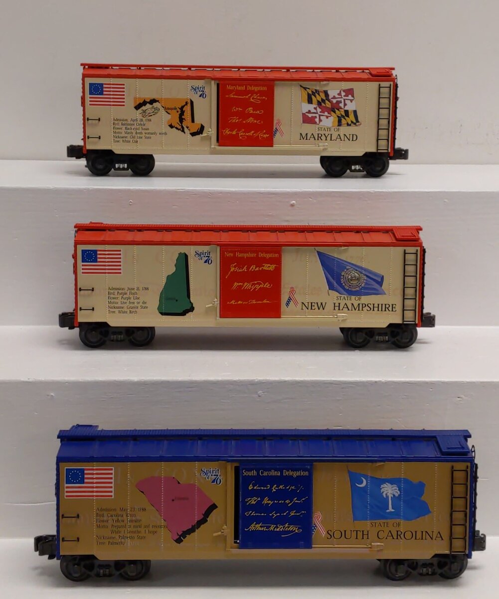 K-Line k761-7607A O Gauge Spirit of '76 3-pac EX/Box