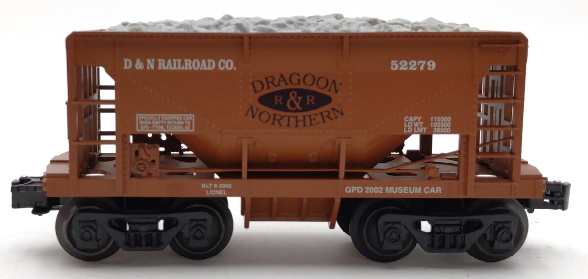 Lionel 6-52279 O Gauge GPD TTOM-2002 Ore Car w/Ore Load NIB
