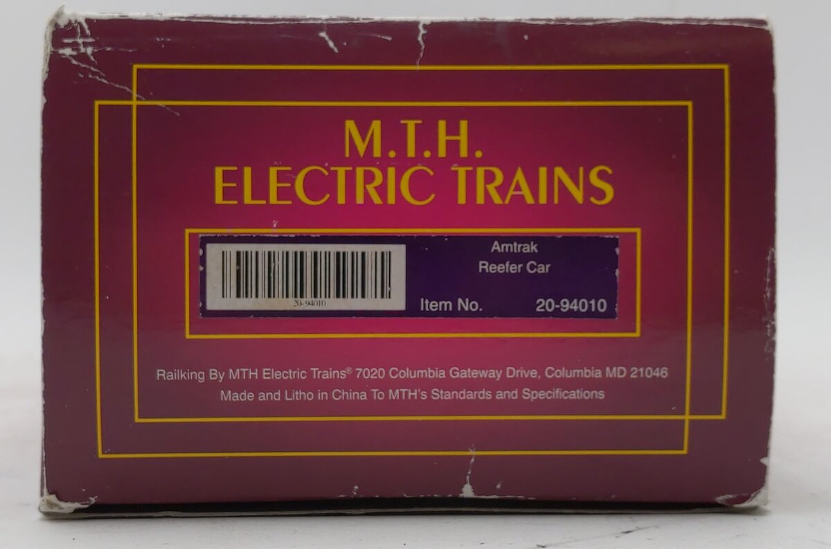 MTH 20-94010 O Gauge Amtrak Reefer Boxcar #1710 LN/Box