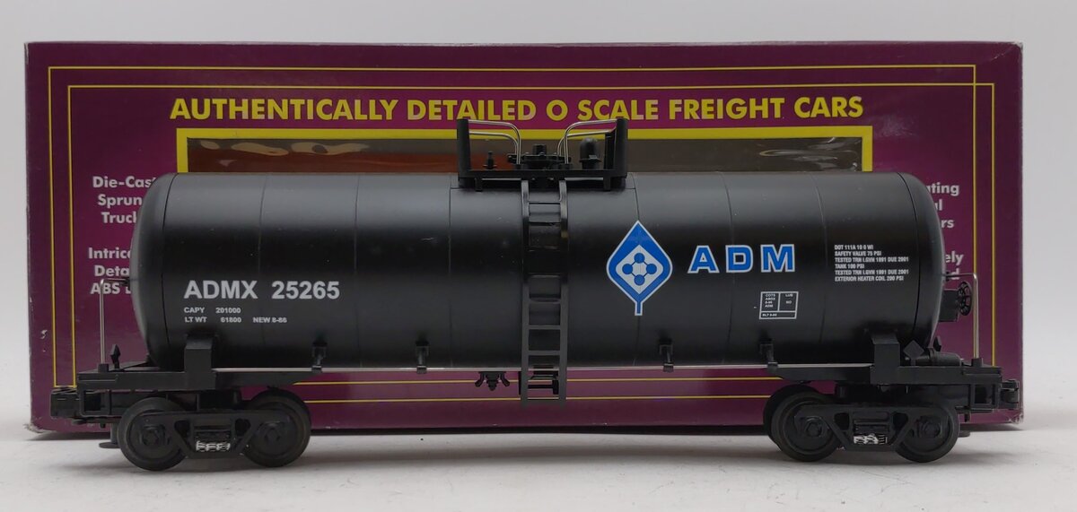 MTH 20-96036 O ADM Single Dome Tank Car #25265 NIB