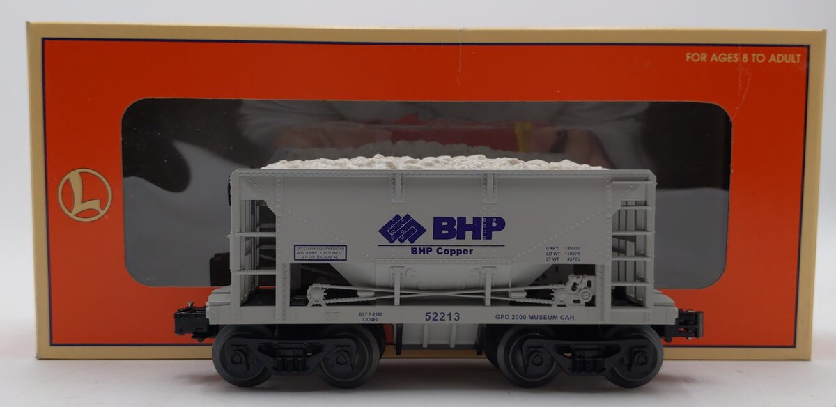 Lionel 6-52213 O Gauge BHP TTOM Copper Ore Car w/Ore Load LN/Box