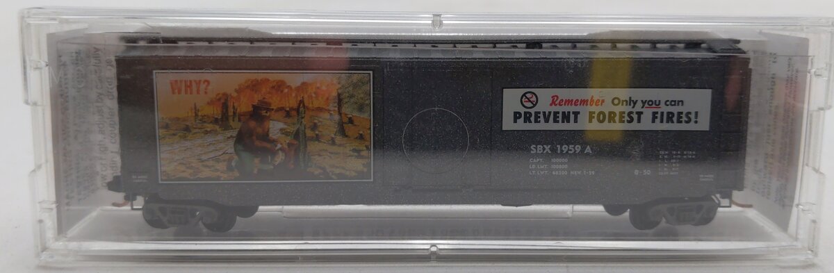 Micro-Trains 03200402 N Smokey Bear Forest Fire Prevention 50' Boxcar #1959A LN/Box