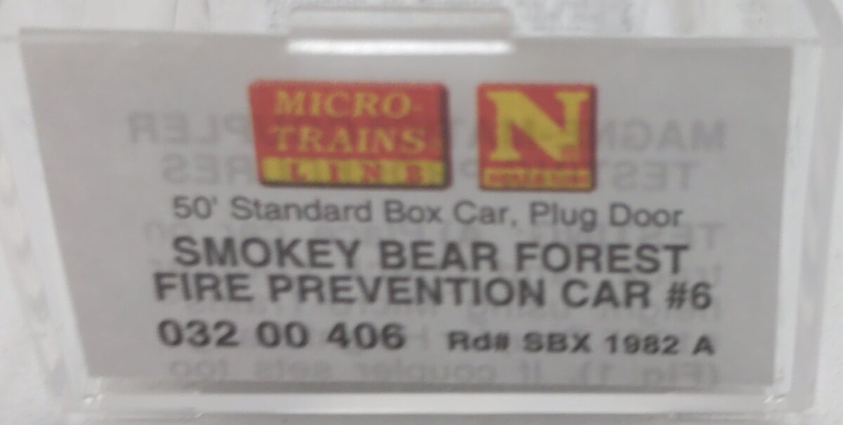 Micro-Trains 03200406 N SBX 50' Single Plug Door Boxcar #1982A LN/Box