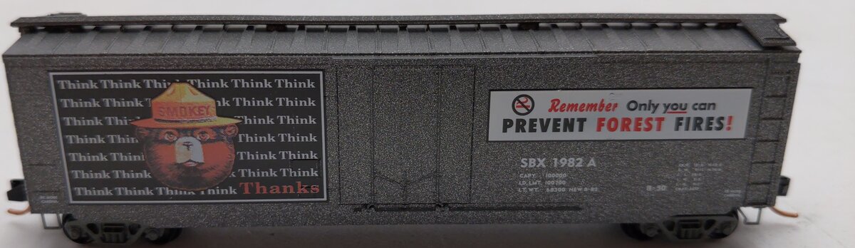 Micro-Trains 03200406 N SBX 50' Single Plug Door Boxcar #1982A LN/Box