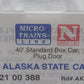 Micro-Trains 02100388 N Scale Alaska State 40' Standard Plug Door Boxcar #1959 LN/Box