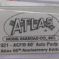 Atlas 1021 N Scale Atlas 50th Anniversary ACF 60' Auto Parts Car NIB