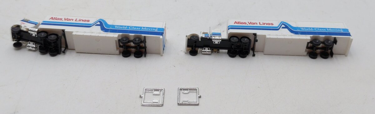 Con-Cor 0004-003037 N Atlas Van Lines Tractor & Trailer (Pack of 2)