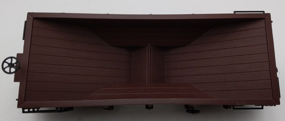 Bachmann 98514 G Pennsylvania Wood Ore Hopper Car #417 w/Metal Wheels