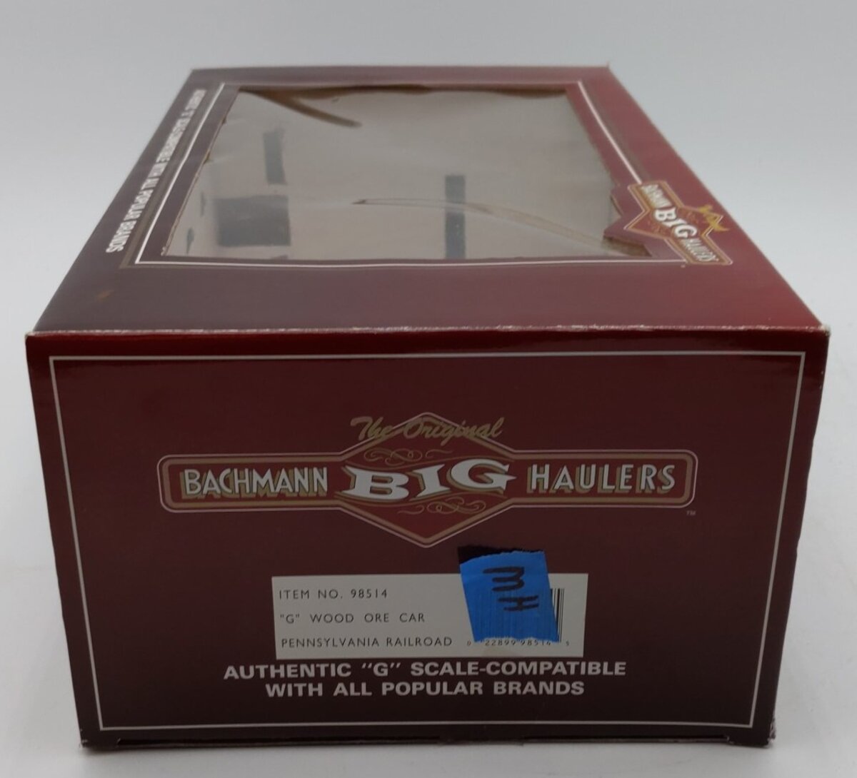 Bachmann 98514 G Pennsylvania Wood Ore Hopper Car #417 w/Metal Wheels