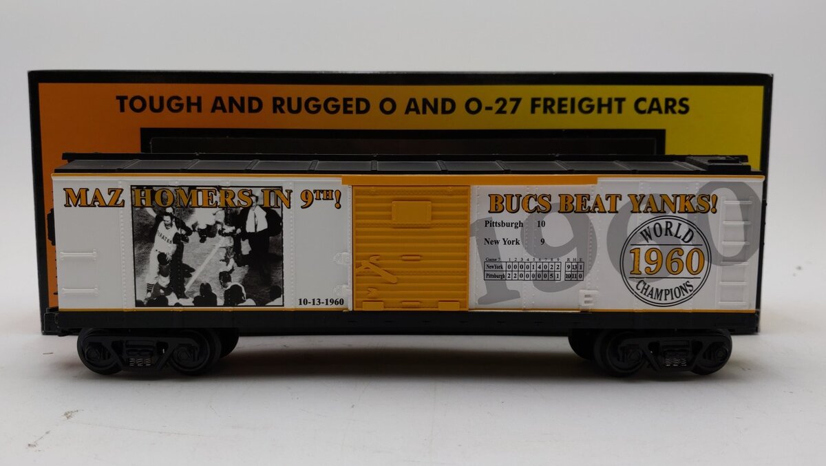 MTH 30-74129 O Gauge Mazeroski World Series Homer Boxcar MT/Box