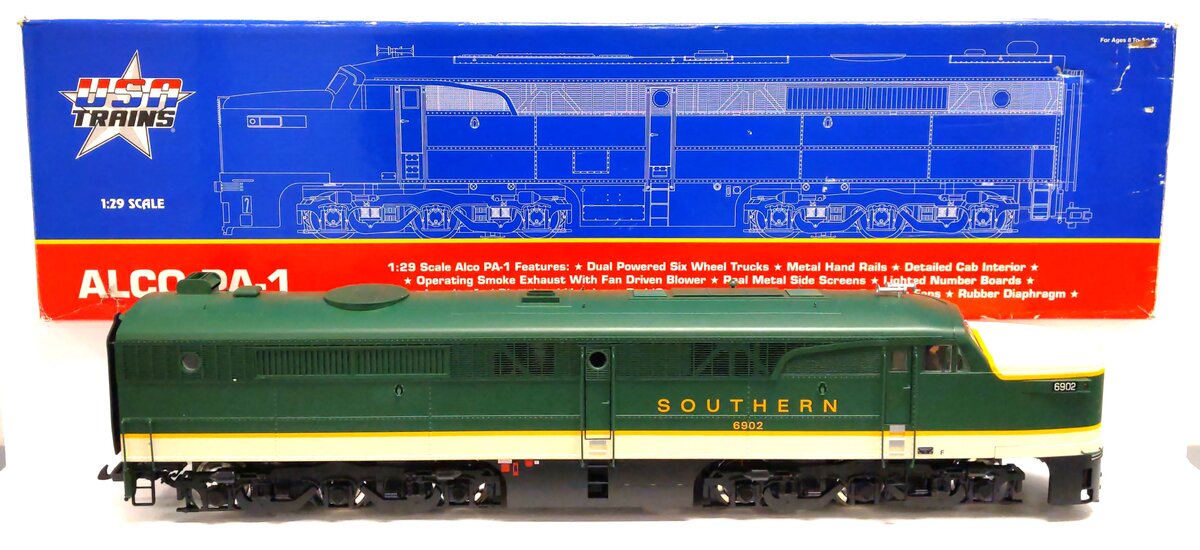 USA Trains 22506-1 G Scale Southern Alco PA-1 Diesel Locomotive #6902