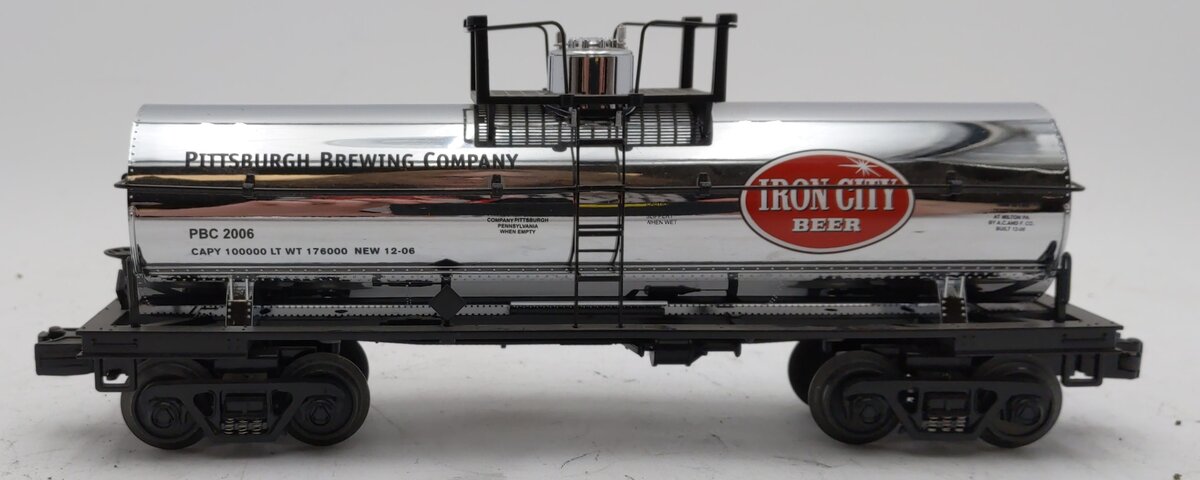 MTH 30-73214 O Gauge Iron City Single Dome Tank Car LN/Box