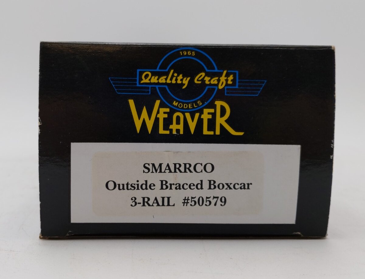 Weaver 50579 O Gauge Smarrco Outside Braced Boxcar #50579 LN/Box