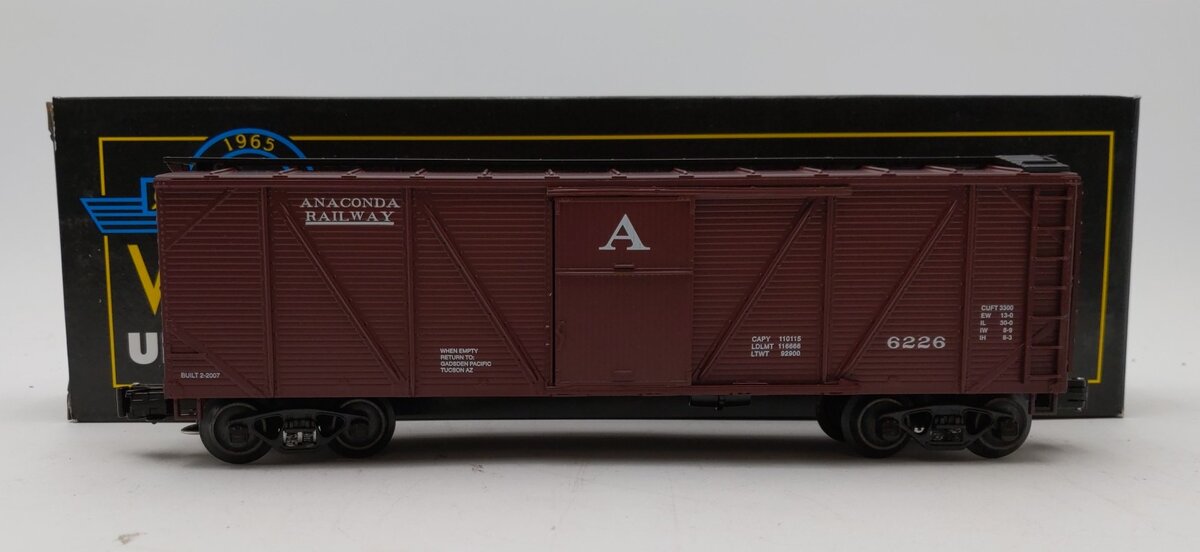 Weaver 6226 Anaconda Outside Braced Box Car (3 Rail) LN/Box