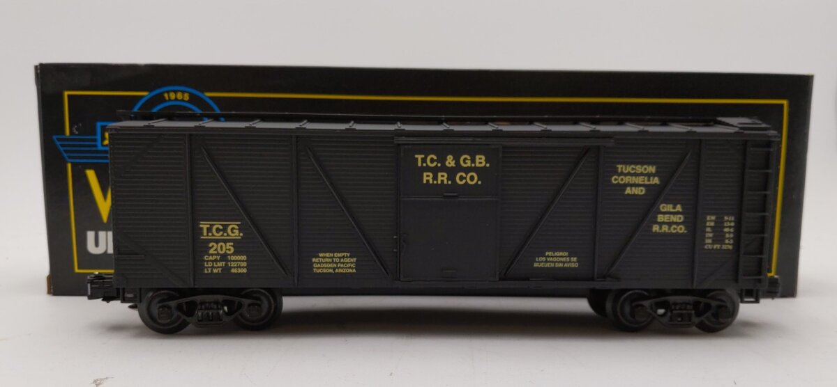 Weaver 205 O Gauge T.C & G.B Outside Braced Boxcar #205 (3 Rail) LN/Box