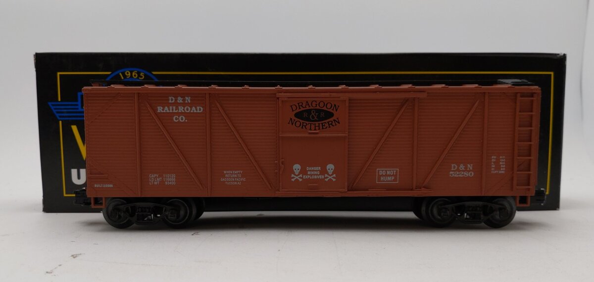 Weaver 52280 Dragoon & Northern Outside Braced Boxcar (3-Rail) LN/Box