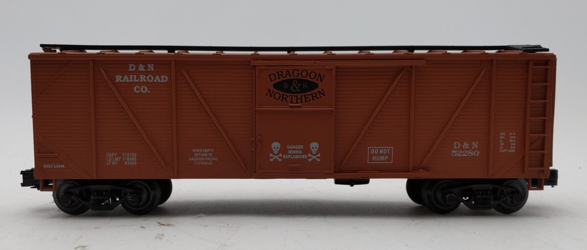 Weaver 52280 Dragoon & Northern Outside Braced Boxcar (3-Rail) LN/Box