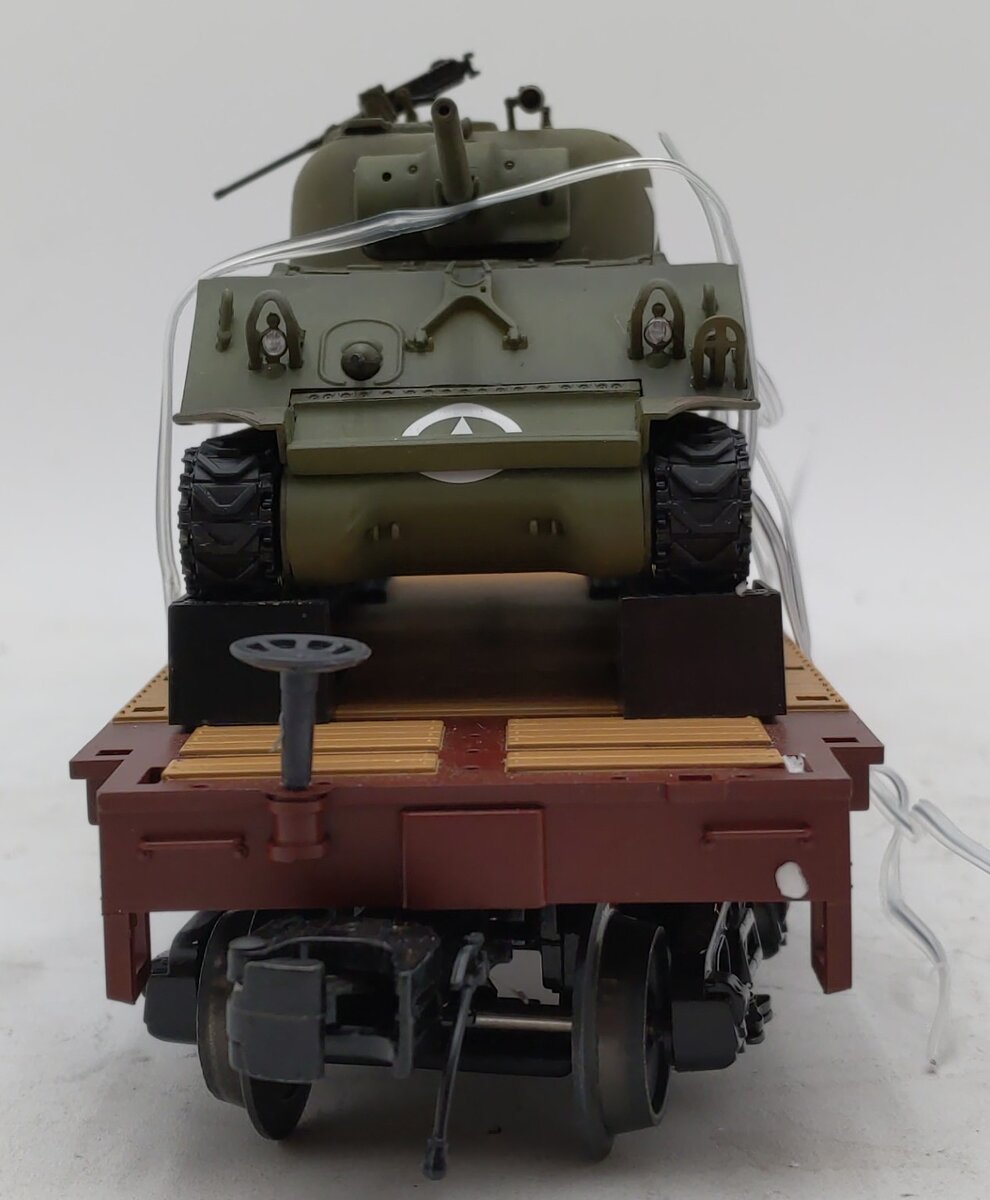 MTH 20-98637 Pennsylvania Flat Car with 2 Sherman Tanks