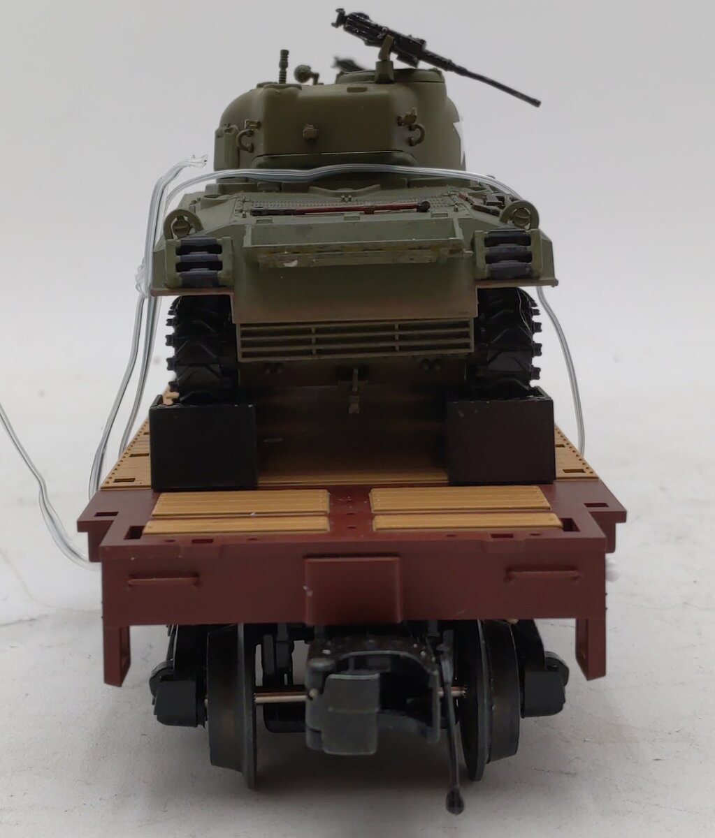 MTH 20-98637 Pennsylvania Flat Car with 2 Sherman Tanks