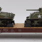 MTH 20-98637 Pennsylvania Flat Car with 2 Sherman Tanks