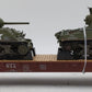 MTH 20-98637 Pennsylvania Flat Car with 2 Sherman Tanks