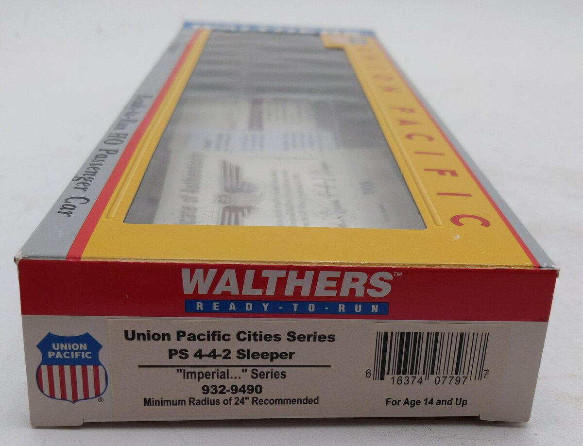 Walthers 932-9490 HO Scale Union Pacific PS 4-4-2 Sleeper Car LN/Box