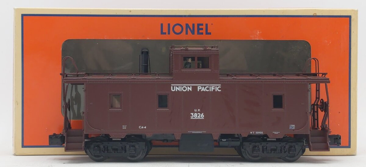 Lionel 6-17690 O Gauge Union Pacific CA-4 Illuminated Caboose #3826