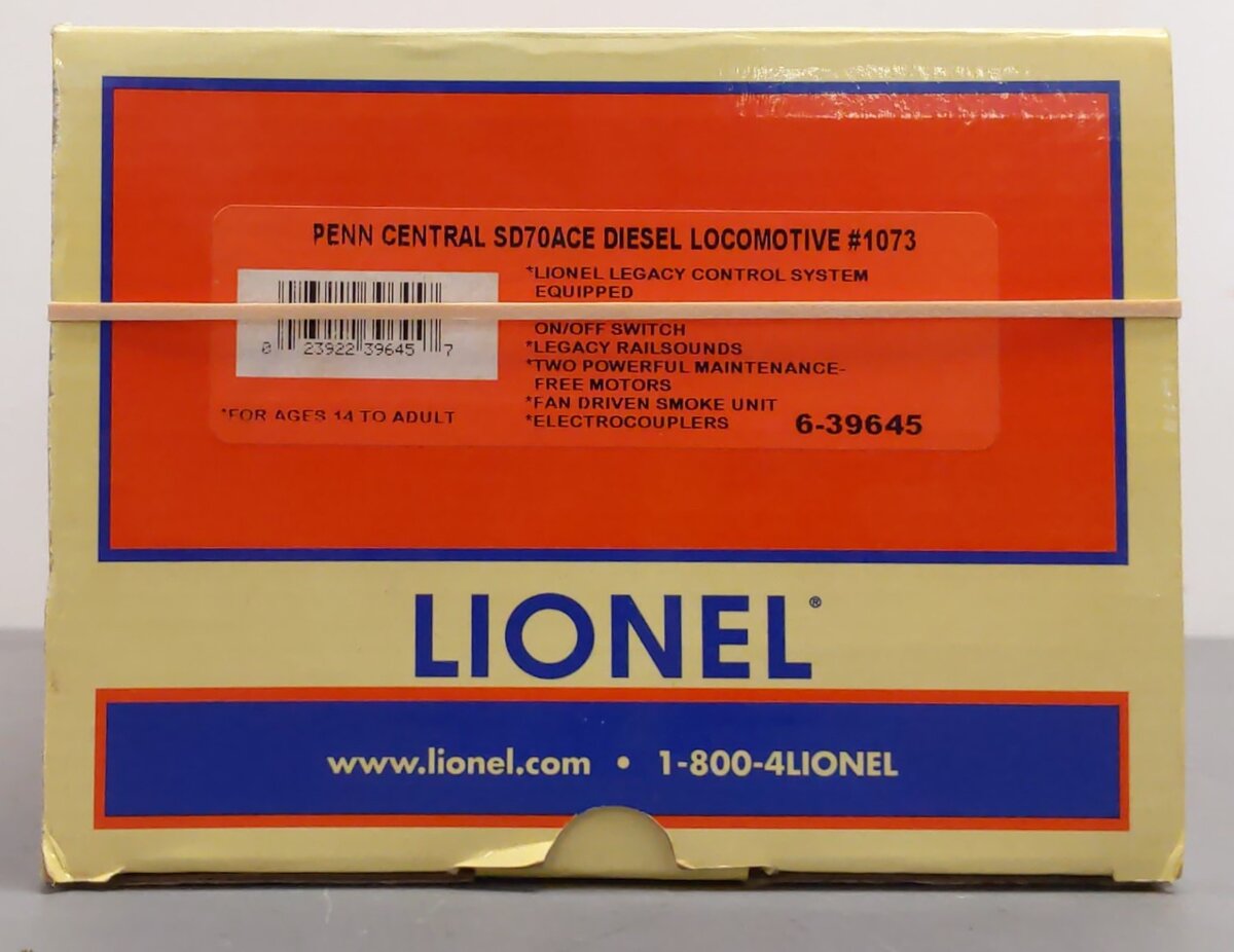 Lionel 6-39645 Penn Central NS Heritage Legacy SD70ACe Diesel Locomotive #1073