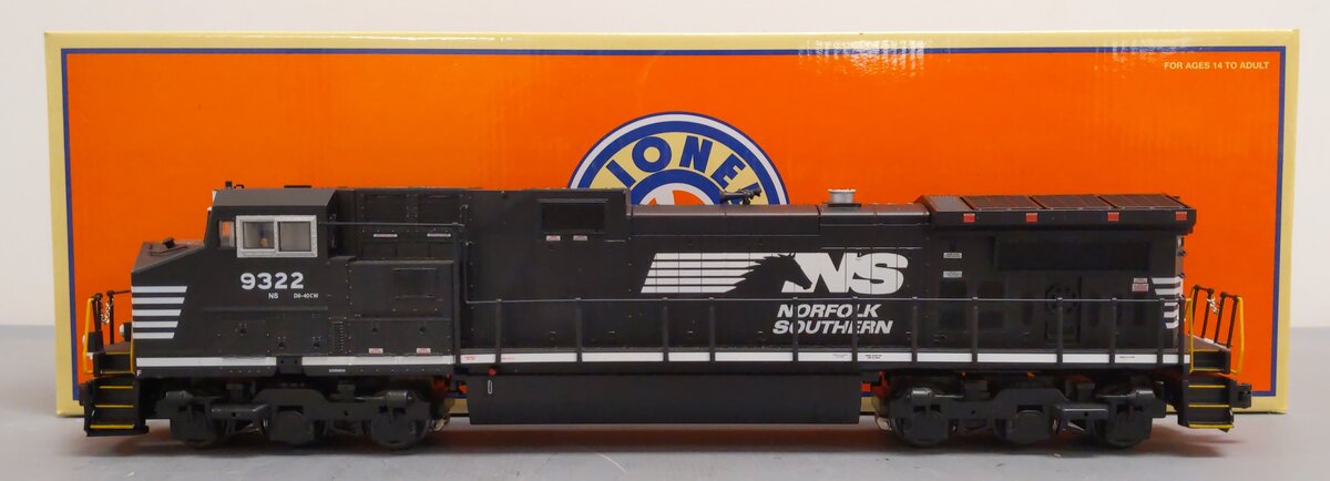 Lionel 6-39587 O Norfolk Southern LEGACY Dash 9-44CW Diesel Locomotive #9322