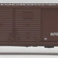 Lionel 6-27204 O Gauge Trunk Western Double Door Boxcar #596377 with Auto Frames LN/Box