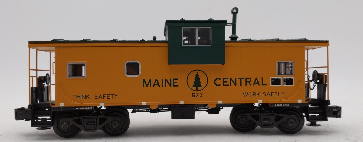 Atlas 6611-2 O Gauge Maine Central Extended Vision Caboose #672 LN/Box