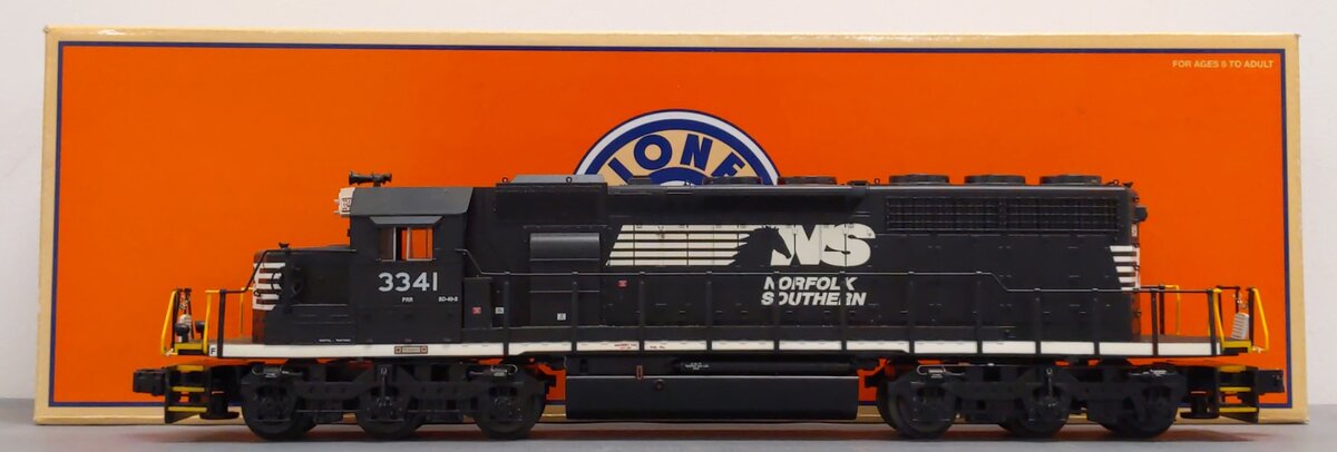 Lionel 6-28258 O Gauge Norfolk Southern SD40-2 Dummy Diesel Locomotive #3341 LN/Box