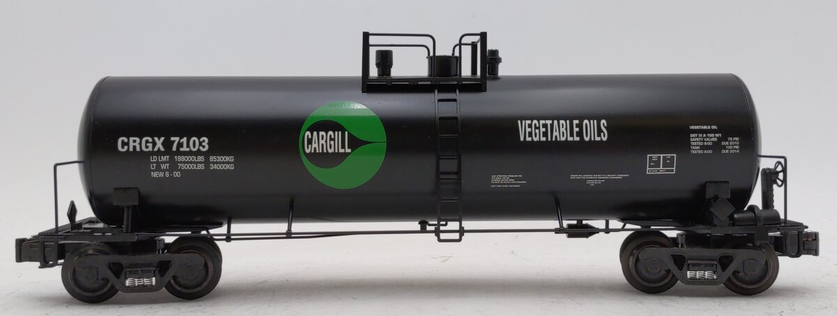 K-Line K6333-8012 Cargill Single Dome Tank Car #7103 LN/Box