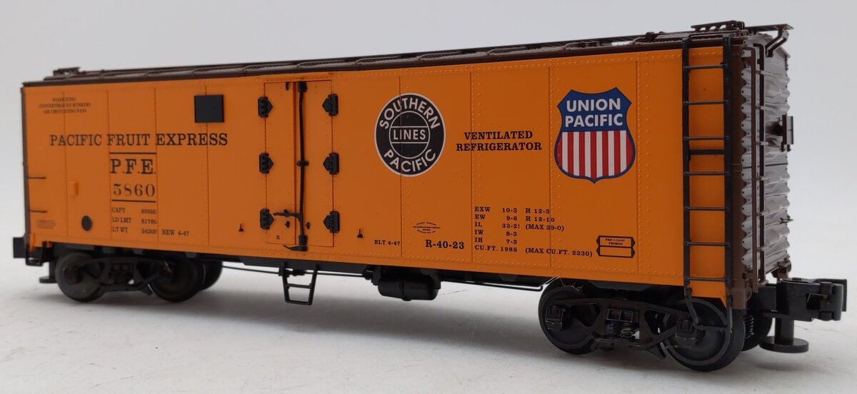 Lionel 1926110 O Pacific Fruit Express FreightSounds Reefers #5860