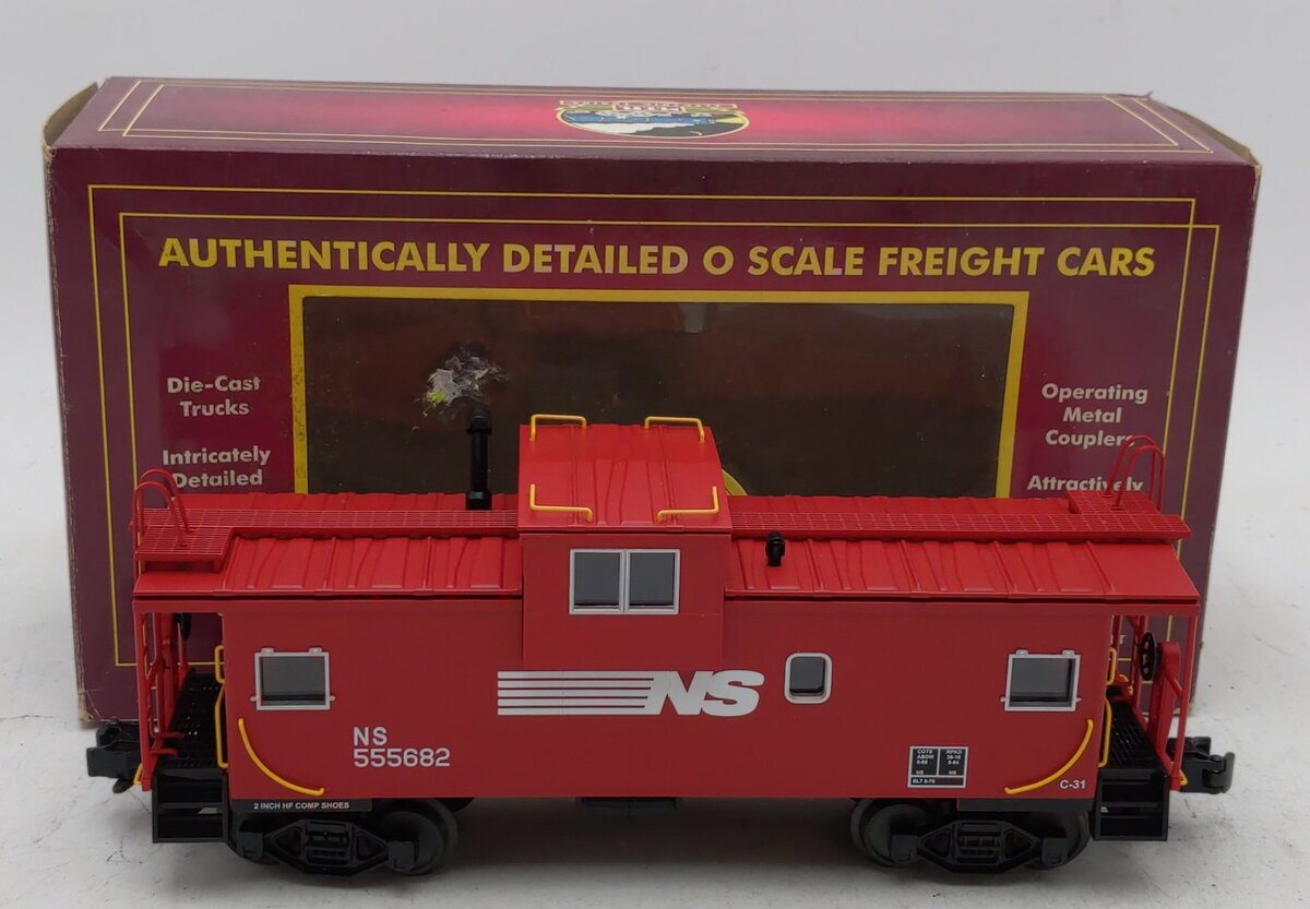 MTH 20-91062 O Gauge Norfolk Southern Extended Vision Caboose #555682 LN/Box