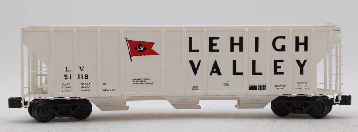 Lionel 6-17192 O Gauge Lehigh Valley PS-2 Hopper #51118