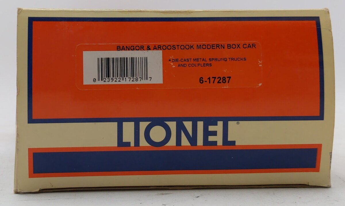 Lionel 6-17287 O Gauge Bangor & Aroostook Modern Boxcar #5976 EX/Box