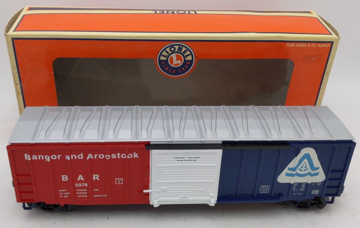 Lionel 6-17287 O Gauge Bangor & Aroostook Modern Boxcar #5976 EX/Box
