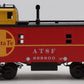 MTH 20-91018 O Red Santa Fe Steel Caboose #999600 EX/Box
